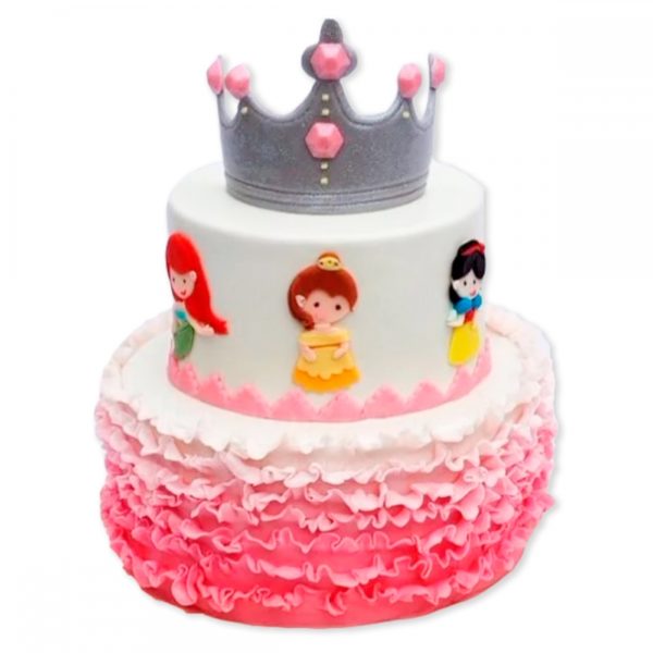 Торт принцесса с короной